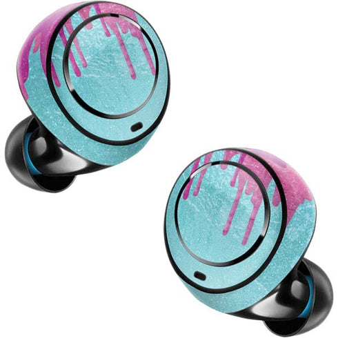 Paint Splatter Purple Amazon Echo Buds Skin