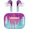 Paint Splatter Purple AirPods Skins