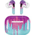 Paint Splatter Purple AirPods Skins