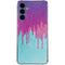 Paint Splatter Purple Galaxy A35 5G Clear Case