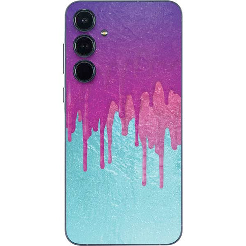Paint Splatter Purple Galaxy A36 5G Skin