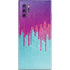 Paint Splatter Purple Galaxy Note 10 Plus Skin