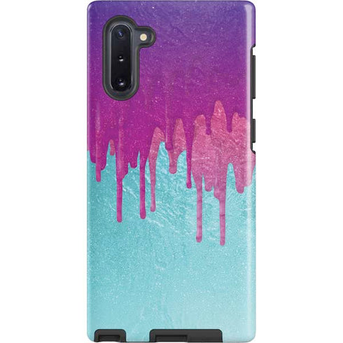 Paint Splatter Purple Galaxy Cases