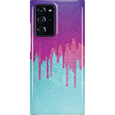 Paint Splatter Purple Galaxy Cases