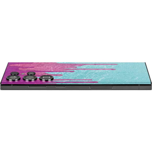 Paint Splatter Purple Galaxy Skins