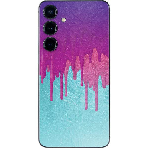 Paint Splatter Purple Galaxy S24 Skin