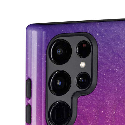 Paint Splatter Purple Galaxy S25 Ultra Impact Case