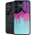 Paint Splatter Purple Galaxy S25 FE Kickstand Case