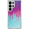 Paint Splatter Purple Galaxy S25 Ultra Clear Case