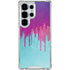 Paint Splatter Purple Galaxy S25 Ultra Clear Case