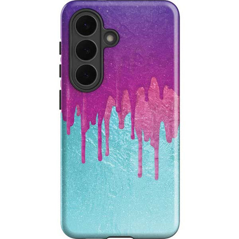 Paint Splatter Purple Galaxy S26 Impact Case