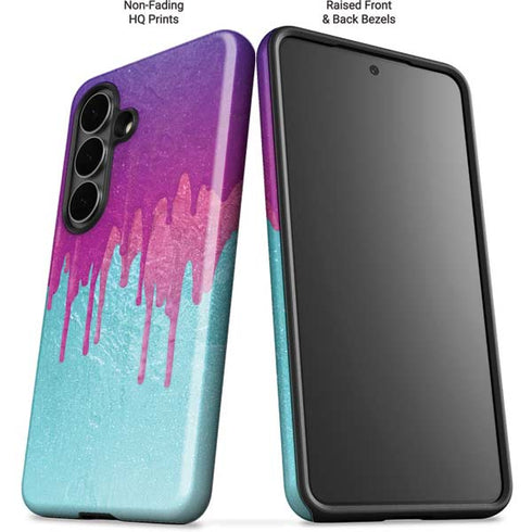 Paint Splatter Purple Galaxy S26 Impact Case