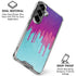 Paint Splatter Purple Galaxy S26 Plus Clear Case
