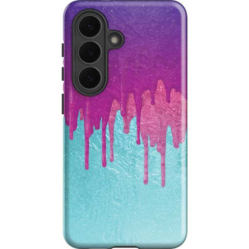 Paint Splatter Purple Galaxy S26 Plus Impact Case