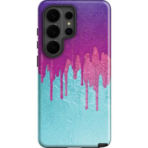 Paint Splatter Purple Galaxy S26 Ultra Impact Case