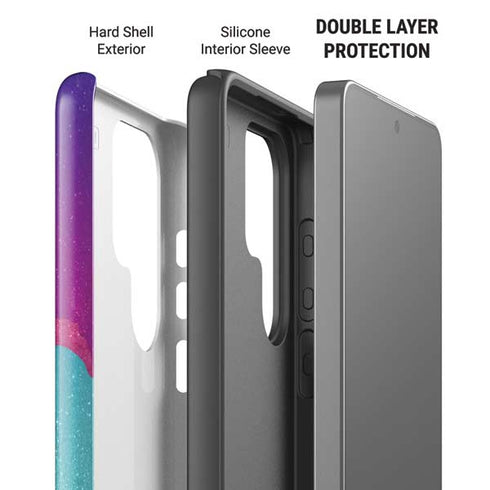 Paint Splatter Purple Galaxy S26 Ultra Impact Case