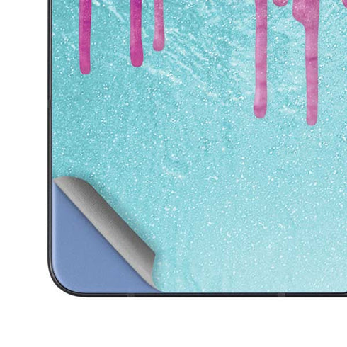 Paint Splatter Purple Galaxy Z Fold5 5G Skin