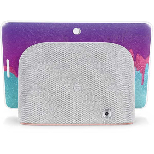 Paint Splatter Purple Google Home Hub Skin
