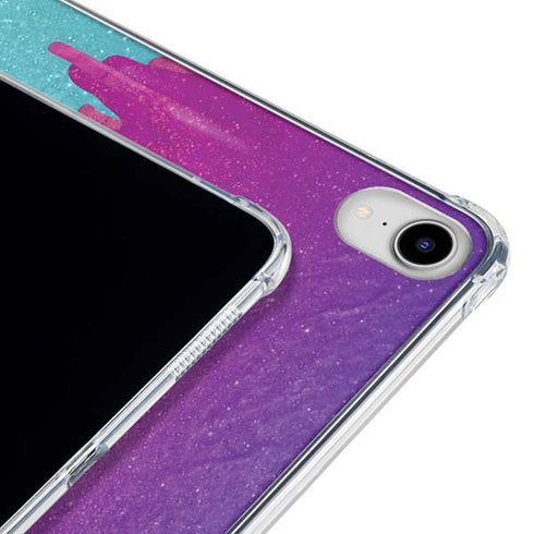Paint Splatter Purple iPad 11th Gen (2025) Clear Case