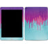 Paint Splatter Purple Apple iPad Skin