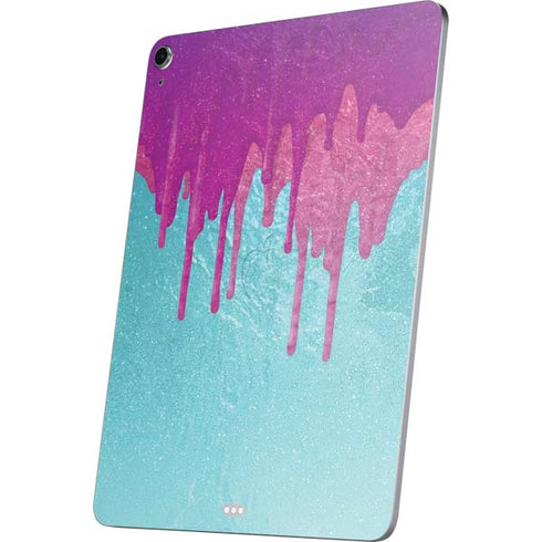 Paint Splatter Purple Apple iPad Air Skin