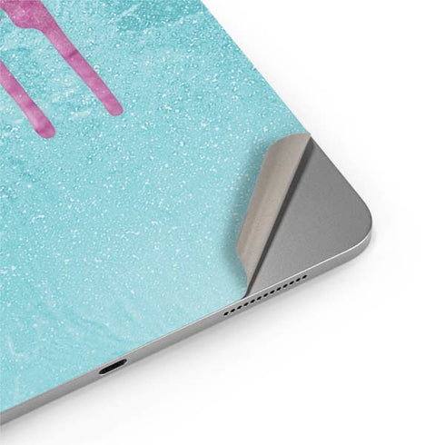 Paint Splatter Purple Apple iPad Air Skin