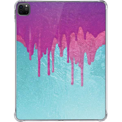 Paint Splatter Purple iPad Pro 11in (2024) Clear Case