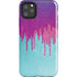 Paint Splatter Purple iPhone Cases