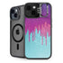 Paint Splatter Purple iPhone 13 Kickstand Case