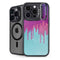 Paint Splatter Purple iPhone 14 Pro Max Kickstand Case