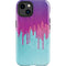 Paint Splatter Purple iPhone 15 Impact Case