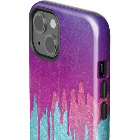 Paint Splatter Purple iPhone 15 Impact Case