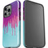 Paint Splatter Purple iPhone 15 Pro Impact Case