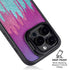 Paint Splatter Purple iPhone 15 Pro Max Kickstand Case