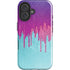 Paint Splatter Purple iPhone 16 Impact Case
