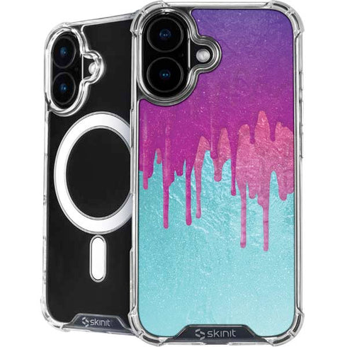 Paint Splatter Purple iPhone 16 MagSafe Case