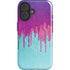 Paint Splatter Purple iPhone 16 Magsafe Impact Case
