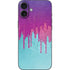 Paint Splatter Purple iPhone 16 Plus Skin