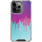 Paint Splatter Purple iPhone 16 Pro Clear Case
