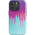Paint Splatter Purple iPhone 16 Pro Impact Case