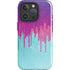 Paint Splatter Purple iPhone 16 Pro Max Impact Case