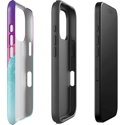Paint Splatter Purple iPhone 16 Pro Max Impact Case