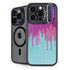 Paint Splatter Purple iPhone 16 Pro Max Kickstand Case