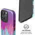 Paint Splatter Purple iPhone 16 Pro Max Magsafe Impact Case