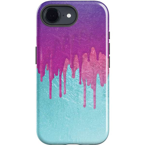 Paint Splatter Purple iPhone 16e Impact Case