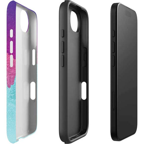 Paint Splatter Purple iPhone 16e Impact Case