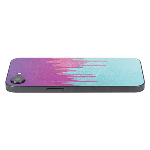 Paint Splatter Purple iPhone 16e Skin