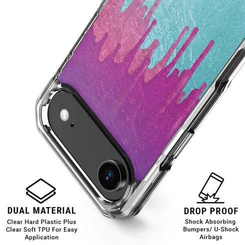 Paint Splatter Purple iPhone 17 Air MagSafe Case