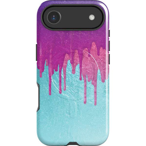 Paint Splatter Purple iPhone 17 Air Magsafe Impact Case