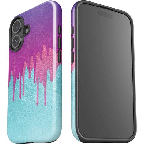 Paint Splatter Purple iPhone 17 Impact Case